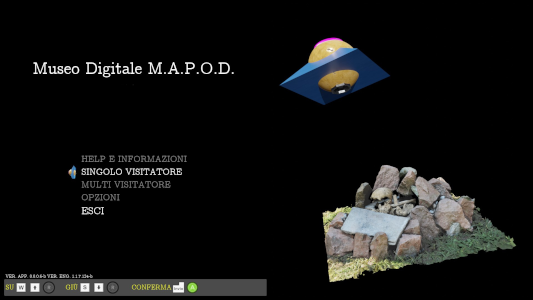 MAPOD4D main menu